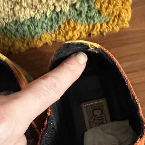 Vintage Multicolor Leather Women's Western Ankle Boots Size 7.5-8 - Picture 4 of 5